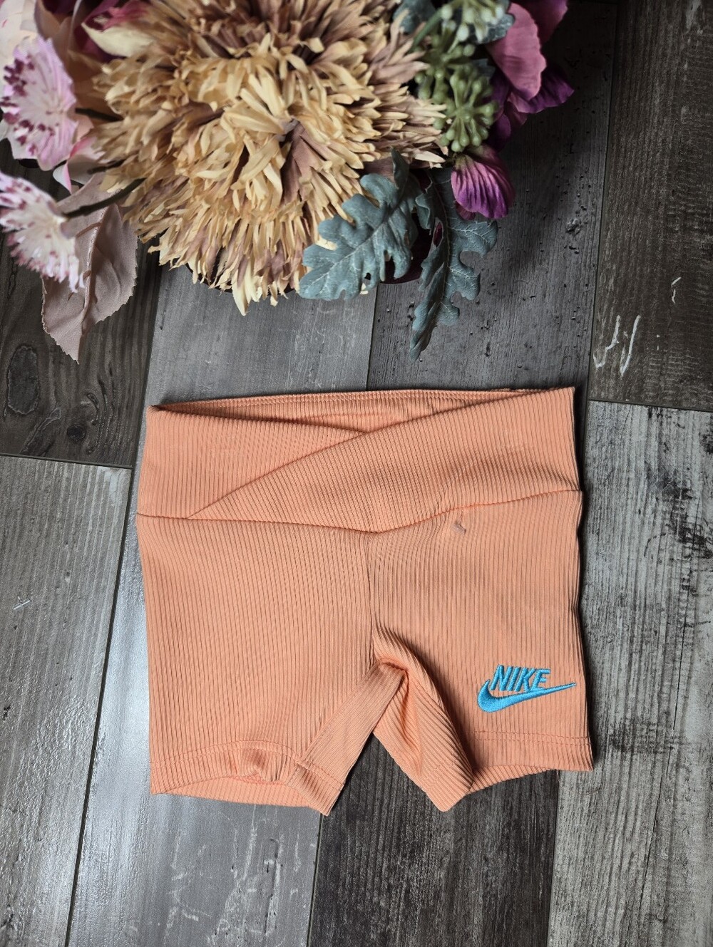 NWT Nike Coral Ribbed Toddler Bike Shorts Size 3T